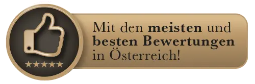 Mit den meisten und besten Bewertungen in Österreich